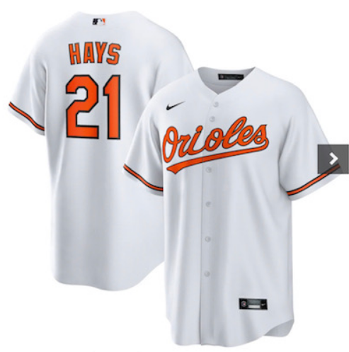 2023 Men Baltimore Orioles 21 Austin Hay White MLB Jerseys